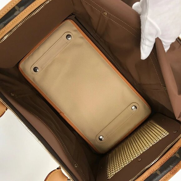 Authentic Louis Vuitton Sac Chien 40 Dog Carrier Monogram Pet Travel Bag Purse - Picture 11 of 16